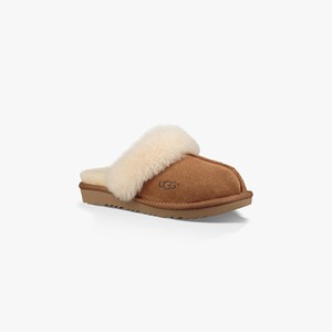 Ugg Cozy II Kids Slippers Brown (6128HEAPD)